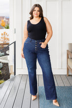 Load image into Gallery viewer, JUDY BLUE- Arlo High Rise Button-Fly Straight Jeans