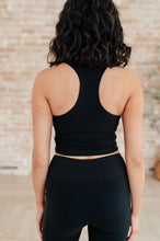 Load image into Gallery viewer, RAE MODE- Backcourt Collared V-Neck Tank in Black