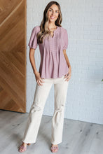 Load image into Gallery viewer, CENTER & MAIN-Best Chance Pleat Front Blouse