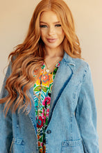 Load image into Gallery viewer, BIBI- Business Brunch Denim Blazer (Reg & Curvy)