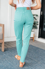 Load image into Gallery viewer, Bridgette High Rise Garment Dyed Slim Jeans in Aquamarine- JUDY BLUE