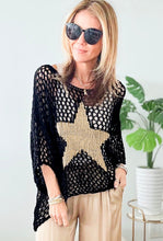 Load image into Gallery viewer, You Must Be My Lucky Star Summer Sweater