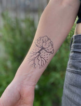 Load image into Gallery viewer, Nature Tats Temp Tattoo - STORM CLOUD