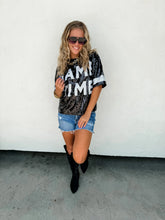 Load image into Gallery viewer, PREORDER: Game Day Sequin Top in Two Colors- BLAKLEY
