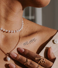 Load image into Gallery viewer, Words for a Season Temp Tattoo "MOM"