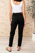 Load image into Gallery viewer, Carmen Double Cuff Joggers in Black- JUDY BLUE