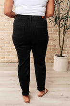 Load image into Gallery viewer, Carmen Double Cuff Joggers in Black- JUDY BLUE