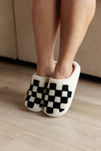 Load image into Gallery viewer, Checked Out Slippers in Black