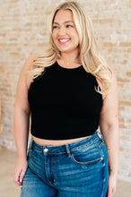 Load image into Gallery viewer, Cream of the Crop Rib Knit Tank Top in Black- 111 NORTH