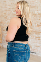 Load image into Gallery viewer, Cream of the Crop Rib Knit Tank Top in Black- 111 NORTH