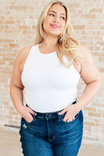 Load image into Gallery viewer, Cream of the Crop Rib Knit Tank Top in White- 111 NORTH