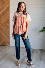 Load image into Gallery viewer, jodiful- Day Dreamer Mixed Floral Top in Mauve