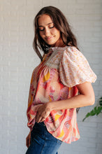 Load image into Gallery viewer, jodiful- Day Dreamer Mixed Floral Top in Mauve