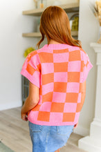Load image into Gallery viewer, BIBI- Dazzle Me Checkered Sequin Top