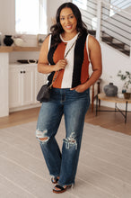 Load image into Gallery viewer, ANDREE'- Decidedly Undecided Knit Striped Tank
