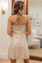 Load image into Gallery viewer, SP24- Disco Queen Dress in Gold