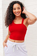 Load image into Gallery viewer, RAE MODE- Doing it For Me Asymmetrical Tank in True Red