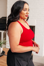 Load image into Gallery viewer, RAE MODE- Doing it For Me Asymmetrical Tank in True Red