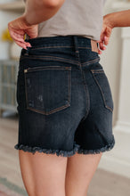 Load image into Gallery viewer, JUDY BLUE- Ember High Rise Control Top Fray Hem Shorts