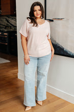 Load image into Gallery viewer, ONE ELEVEN NORTH- Frequently Asked Questions V-Neck Top in Blush