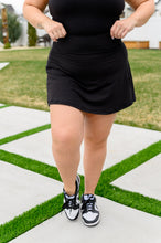 Load image into Gallery viewer, RAE MODE- Game, Set and Match Tennis Skort in Black