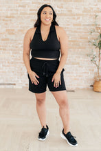 Load image into Gallery viewer, RAE MODE- Backcourt Collared V-Neck Tank in Black
