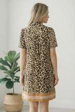 Load image into Gallery viewer, Sweeter Than Honey Banded Leopard Dress