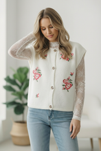 Load image into Gallery viewer, Rose Garden Knit Vest