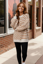Load image into Gallery viewer, Cozy Crossroads Taupe Sweater