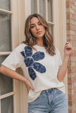 Load image into Gallery viewer, Paisley Petal Graphic Tee in Cream