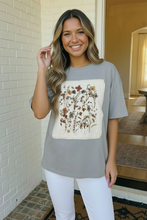 Load image into Gallery viewer, Wildflower Patch Oversized Graphic Tee