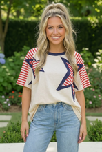 Load image into Gallery viewer, Stars and Stripes Forever Graphic Tee