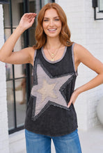 Load image into Gallery viewer, Star Power Mineral Washed Tank Top