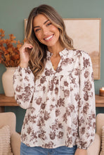 Load image into Gallery viewer, Roses in Bloom Floral Babydoll Top