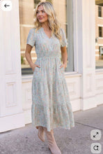 Load image into Gallery viewer, Summer in London Floral Midi Dress