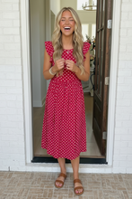 Load image into Gallery viewer, Sweet Days Polka Dot Midi Dress