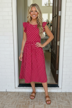 Load image into Gallery viewer, Sweet Days Polka Dot Midi Dress