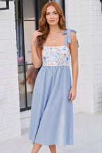 Load image into Gallery viewer, Wildflower Wishes Striped Midi Dress