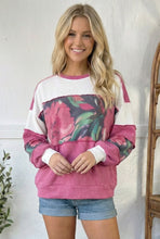 Load image into Gallery viewer, Rosy Garden Getaway Color Block Top