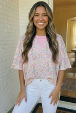 Load image into Gallery viewer, Sweet Garden Floral Drop Shoulder Top