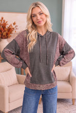 Load image into Gallery viewer, Mix and Match Patchwork Drawstring Hoodie