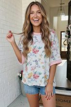 Load image into Gallery viewer, Rosey Teacup Ribbed Crewneck