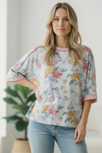 Load image into Gallery viewer, Rosey Teacup Ribbed Crewneck
