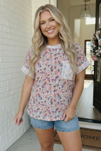 Load image into Gallery viewer, Garden Crush Floral Pocket Tee