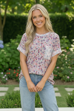 Load image into Gallery viewer, Patchwork Dreams Short Sleeve Top