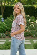 Load image into Gallery viewer, Patchwork Dreams Short Sleeve Top