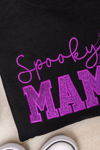 Load image into Gallery viewer, PREORDER: Embroidered Spooky Mama Applique Sweatshirt