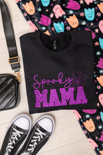 Load image into Gallery viewer, PREORDER: Embroidered Spooky Mama Applique Sweatshirt