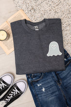 Load image into Gallery viewer, PREORDER: Glow in the Dark Ghost Applique Sweatshirt