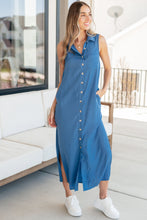 Load image into Gallery viewer, COZY CASUAL- Harper Button Front Dress